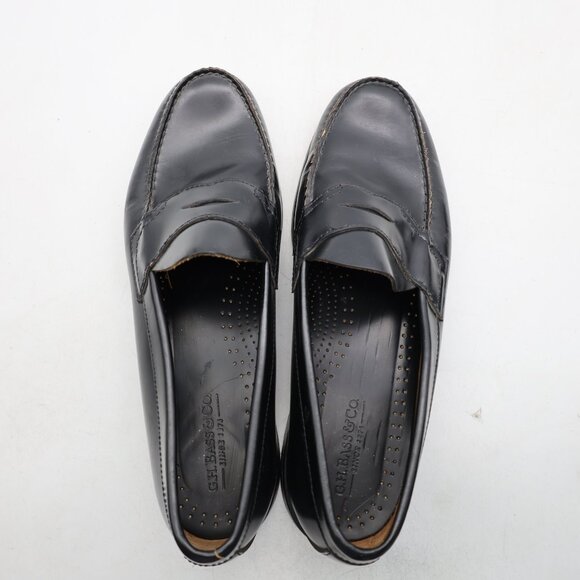 GH Bass Weejuns Loafers Men\'s Size 11 D Classic Black Leather Dress Shoes main image 5